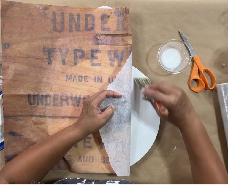 Decoupage For Beginners Roycycled Treasures