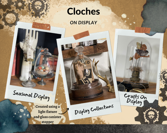 Trash To Treasure Cloches For Displays