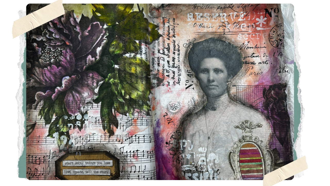 Read more about the article How to Turn a Thrift Store Book into an Art Journal